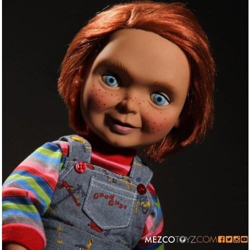 MEZCO 15inch Good Guys Chucky Talking Collection Action Figure for Fans Holiday Gift