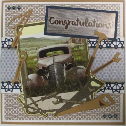 Repair Tools Die Cut Metal Silver Scrapbooking DIY Embossing Paper Card Photo Making Template Decoration Stencil Handmade