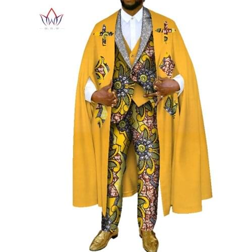 Mens Robes Traditional African Clothing Dashiki 4 Pieces Men african Suits & Robes & Vest Africa Clothing Plus Size 6XL WYN1137