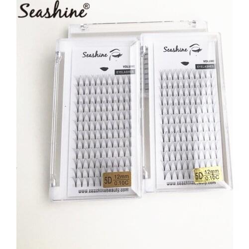 Seashine Individual Lashes Eyelashes Extension Supplies Beauty Makeup 3D-6D Russia Volume Mink Lasehs Premade Fans Short Roots