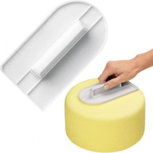 Plastic Cake Smoother Polisher Smooth Tools DIY Fondant Cake Tools Mould Surface Polishing Pastry Molds Cupcake Lcing 100gD