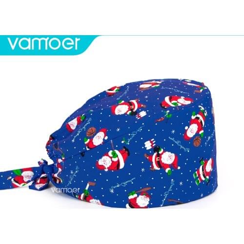 Operation hat Nurse hat doctor surgicals cap cotton cartoon printing laboratory pet shop doctor hat surgicals caps womens hats