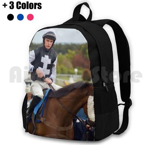 Sport Of Kings Outdoor Hiking Backpack Waterproof Camping Travel Sport Kings Horse Horses Racing Horse Racing