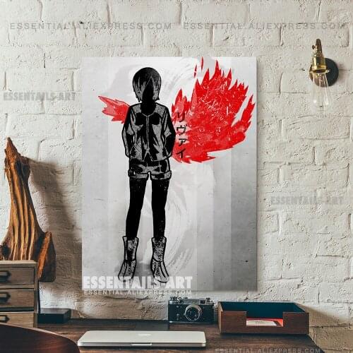 Touka Kirishima Tokyo Ghoul Poster Canvas Wall Art Painting Decor Pictures Bedroom Study Living Room Home Decoration Prints