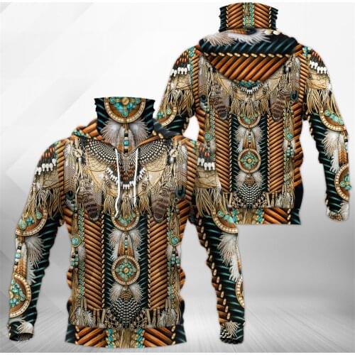 Totem Tattoo 3D Printed Hoodies Fashion Sweatshirt Women Men Casual Pullover Hoodie Mask Warm Cosplay Costumes 05