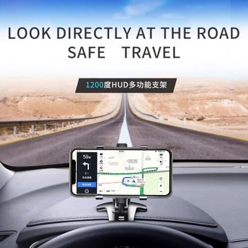 Universal Car Dashboard Mount Holder Stand Car Phone Holder Clamp Arm Car Mount Dashboard Mobile Clip Stand for Cell Phone GPS