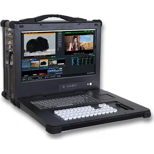 Vertical screen live video push-pull streaming multi-channel guide switcher TY-550W HD