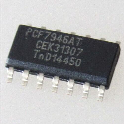10pcs PCF7946 7946 PCF7946AT 7946AT Transponder Chip sop-14 For renault key