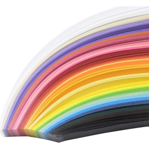 260pcs 3/5/7/10mm Quilling Paper Multicolor Strip Paper for Handmade DIY Scrapbooking Craft Kids Favors Gift Origami Decoration
