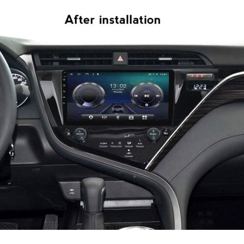 Car Multimedia Dvd Player For Toyota Camry 8 XV 70 2017 2018 2019 2020 Auto Radio Ram6G ROM128G GPS Stereo Navigation Wifi BT5.0