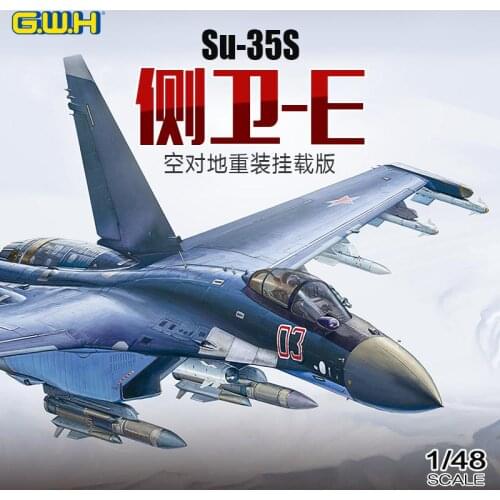 Great Wall Hobby L4823 1/48 Russian Su-35S "Flanker-E" Multirole Fighter Air To Surface Version