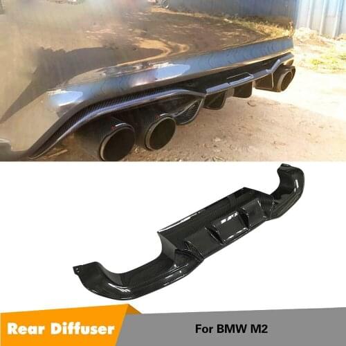F87 Carbon Fiber Rear Diffuser For BMW 2 Series M2 F87 Car Back Spoiler Bumper Lip Bodykits Accessories 2016-2020
