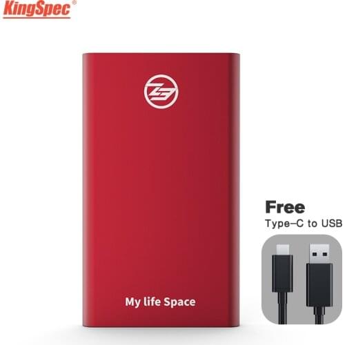 KingSpec External SSD Portable 1TB 500gb Hard Drive 120gb 128gb 256gb 512gb mini disco duro externo ssd sata for laptop with Ty