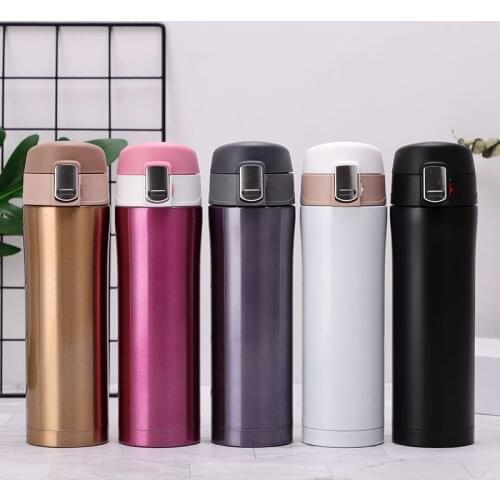 LDFCHENNEL Fashion 480ML Stainless Steel Insulated Cup Coffee Tea Thermo Mug Thermal Water Thermocup Travel Drink Bottle Tumbler