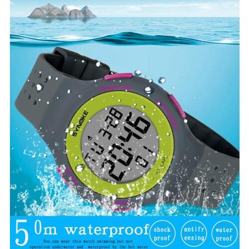 Mens Digital Watches Multi-Function 50M Waterproof Sport Watch Silicone LED Digital Double Action Watch Clock relogio masculino