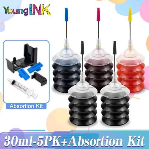 Universal 4 Color 30ml Bottle Dye Ink Black Refill Ink kit Replacement For HP For Canon For Brother For Epson Printer