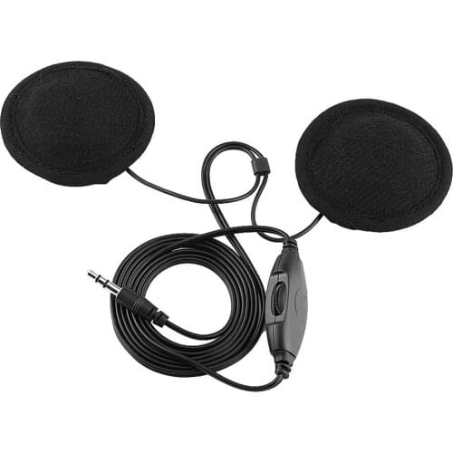 Motorcycle Helmet Headphone Stereo Headset Call Earphone 3.5mm Jack-plug For Mobile Phone MP3