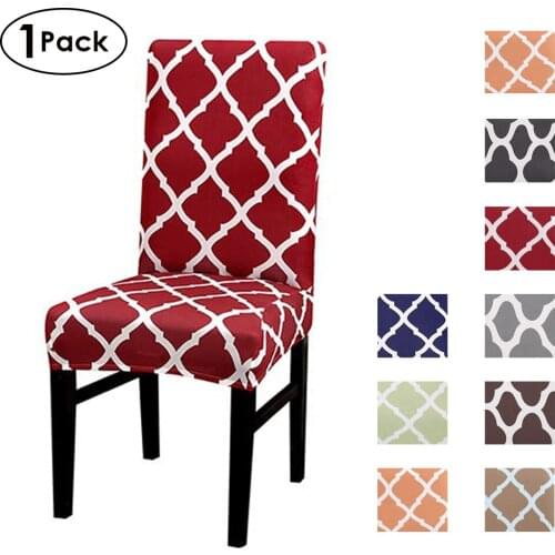 Super Fit Stretch Removable Washable Short Dining Chair Protector Cover Seat Slipcover for Hotel Dining Room Ceremony Banquet