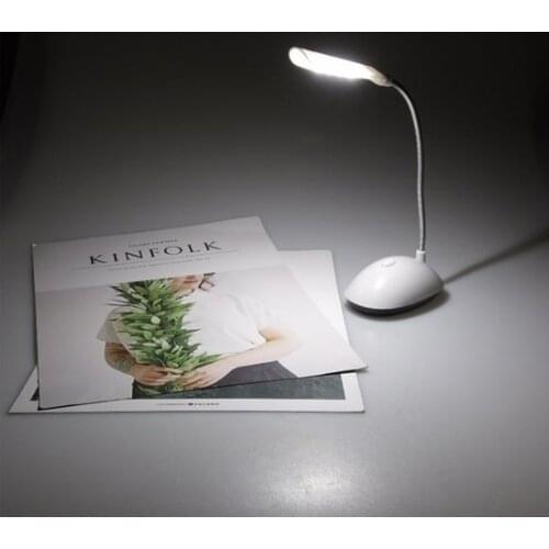 Modern New Ddplast Mini Table lamp Can Be Bent Battery Operated Led Reading lamp Desk lamp