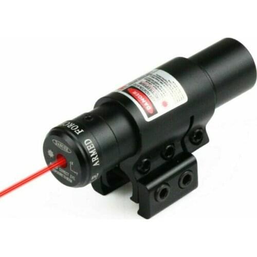 Tactical Aiming Red Dot Laser Weaver Picatinny Rail Sight for Rifle Hunting