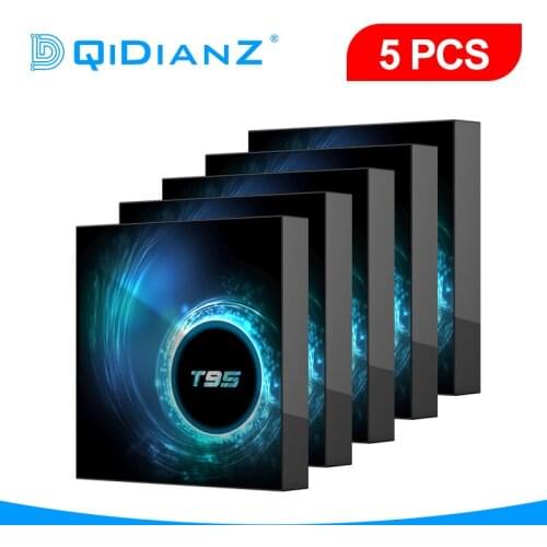 NEW Android 10.0 T95 5pcs Smart TV Box 6K H616 Quad Core Media player Play Store Free App Fast Set top BOX PK X96Air HK1MAX H96