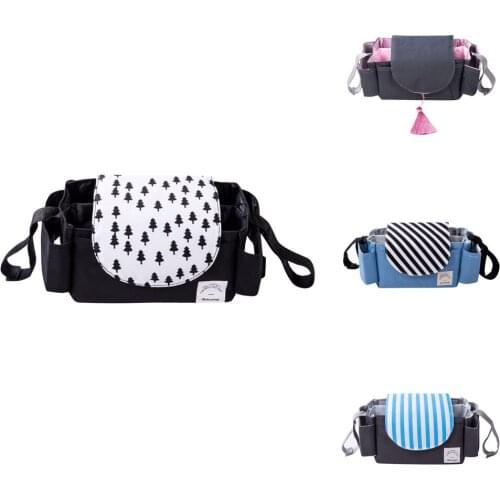 Universal Buggy Baby Pram Buggy Organizer Cup Bottle Drink Holder Pushchair Stroller Caddy Storage Bag Organiser 35x12x12cm