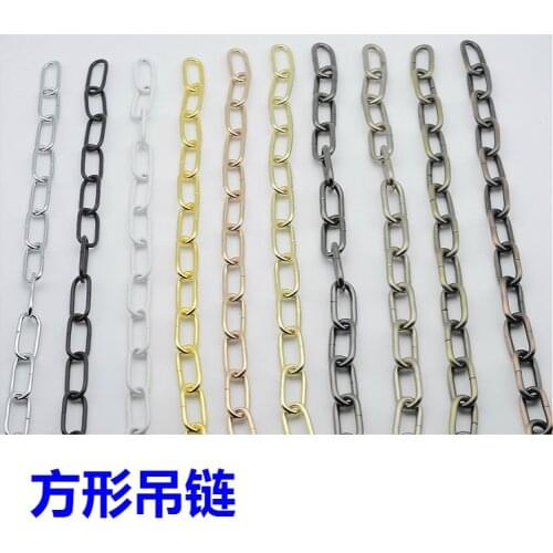 Vintage Lighting fittings Lighting accessories lamp lantern Top chain metal iron drag chains buckle chain bronze led chandeliers