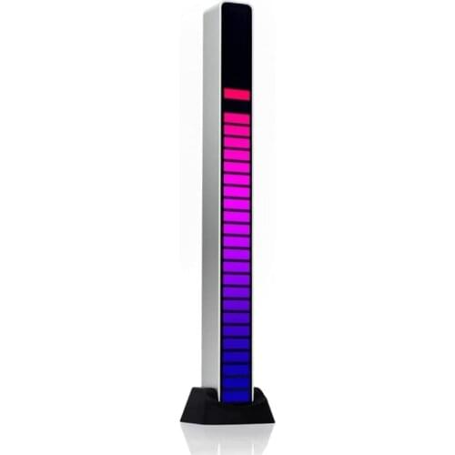 Voice-Activated Pickup Rhythm Light Music Voice Sound Control Audio Spectrum LED Lamp Indicator for Recreation Place