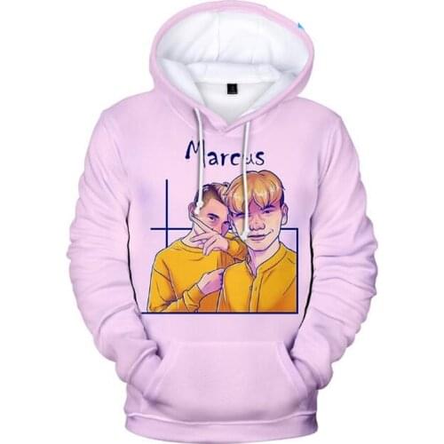Print Marcus Martinus 3D Hoodies Long Sleeve Sweatshirts Men Women Harajuku Casual Sweatshirts 3D Hooded Marcus Martinus Hoodies