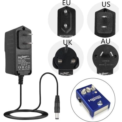 9V 1A AC 100-240V Effect Pedal Power Supply Adapter For TC Helicon Harmony Singer 2 Vocal Effects Pedal