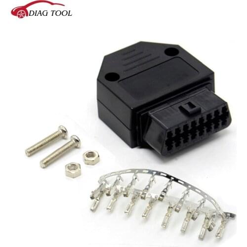 Car Diagnostic Tool J1962F OBD2 16 Pin Female Connector OBDII 16pin Connector Adaptor