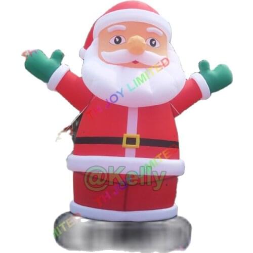 Free door shipping outdoor 15m high giant inflatable santa claus for sale, big inflatable santa claus cartoon for Christmas