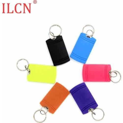 S50 1K 13.56Mhz UID Rewritable Keyfob Key Ring Fob Changeable NFC RFID IC Card Waterproof Token Tags Random Color Delivery 1pcs