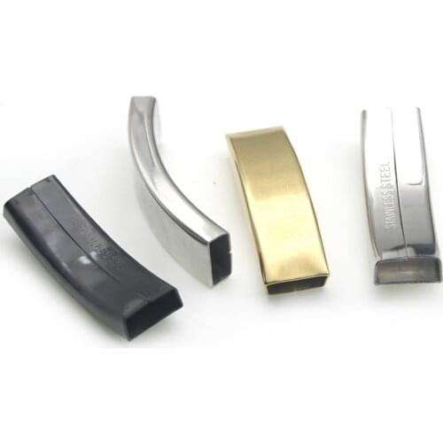 316L Stainless Steel Large Hole Spacer Beads Fit 10x4mm Leather Cord Bracelet DIY Jewelry Making Men Slide Charms Accessories