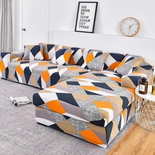 Sofa cover elastic couch cover sectional chair cover It needs order 2pieces sofa cover if your sofa is corner L-shape sofa