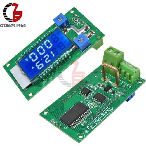DC 0-100V Digital Voltmeter Ammeter Adjustable Voltage Current Meter Car Motorcycle LCD Volt Amp Tester Detector Monitor Panel