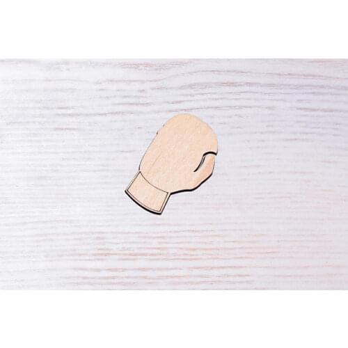 Wooden boxing glove Laser Cut , plywood figure, wood cutouts, different size shape Ornaments Craft Decoration Decoupage Unpainte