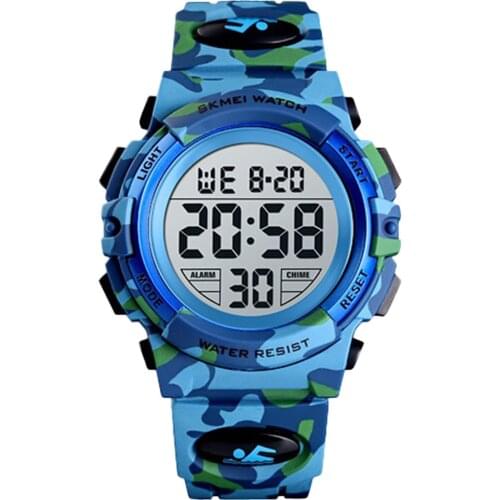 Kids Digital Outdoor Sports Watch 50M Waterproof LED Wrist Watch With Colorful Backlight For Children Girls Boys