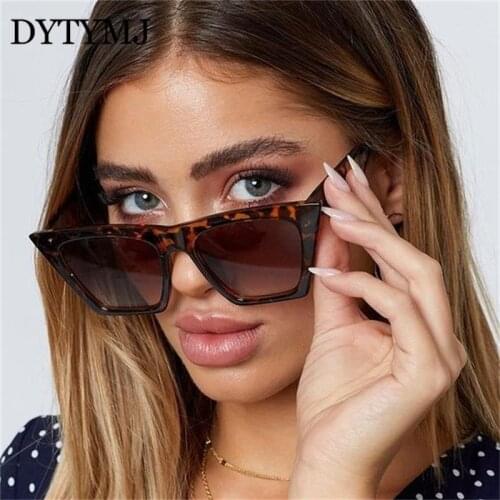 DYTYMJ 2020 Vintage Luxury Sunglasses Women Cat Eye Sun Glasses Women/Men Retro Gradient Eyeglasses Mirror Lentes De Sol Mujer