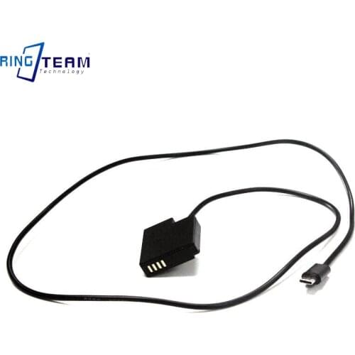 Type C Cable to DMW-BLH7 Dummy Battery DMW- DCC15 DC Coupler for DMC GM1 GM5 GF7Cameras