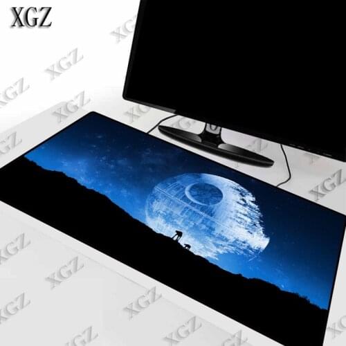 XGZ Large Size Gaming Mouse Pad Natural Rubber PC Computer Gamer Mousepad Desk Mat Locking Edge for CS GO LOL Dota XXL