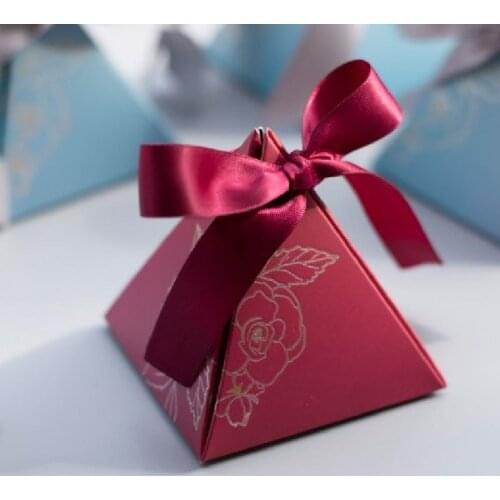 50pcs/Lot New Creative Marbling style Candy Boxes Wedding Favors Party Supplies Baby Shower thanks Gift Box