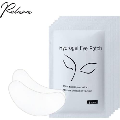 50/100 Pairs of Eyelash Pads Eye Pad Grafting Eyelashes Lower Eye Mask Extension Paper Patches Fleece-Free False Eyelash Sticker