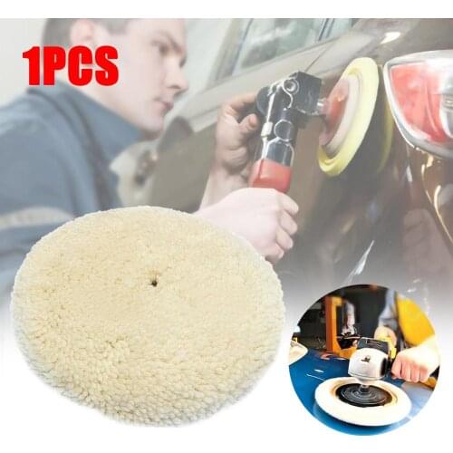 7"Inch 180mm Soft Wool Clean Polishing Buffing Bonnet Pad for Car Auto Polisher Wholesale Quick delivery free shipping