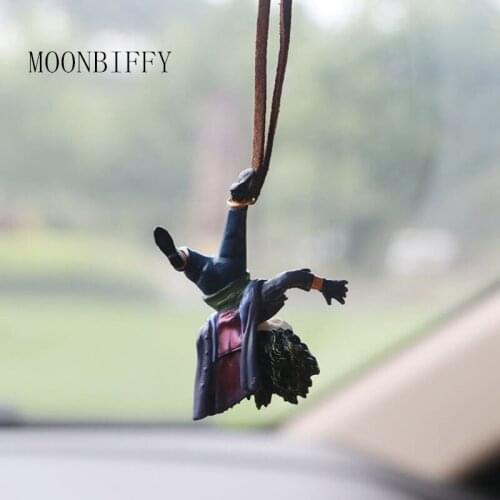 Car Interior Decoration Acrobatic Clown Pendant Anime Model Rearview Mirror Pendant Decoration Car Goods Interior Accessories