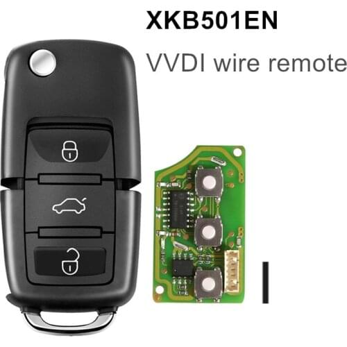 Xhorse XKB501EN B5 Style Wire Universal Remote Key 3 Buttons Board for V-W B5 Type VVDI Key Tools Mini Key Tool