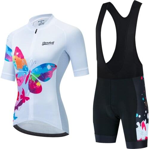 2021 Vendull Womens Cycling Clothing Summer Mountain Bike Clothing Pro Team Bicycle Clothes Anti-UV Ropa Ciclismo