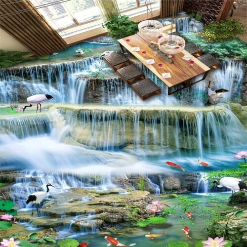 Beibehang papel de parede 3D floor painting photo wallpaper non-slip waterproof self-adhesive Mural Wall paper papel wall