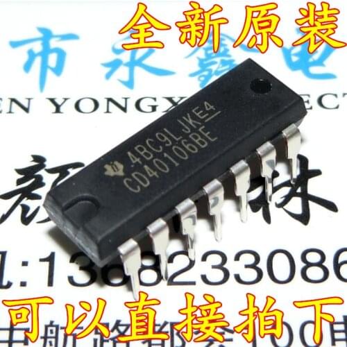 5/PC NEW Brand New & Original Cd40106be Six Schmidt Trigger Cd40106 Direct Plug Dip-14