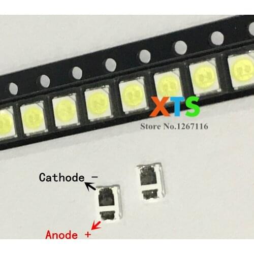 500pcs/lot JUFEI LED Backlight 1210 3528 2835 1W 6V 96LM Cool white LCD Backlight for TV TV Application 01.JT.2835BPWS2-C